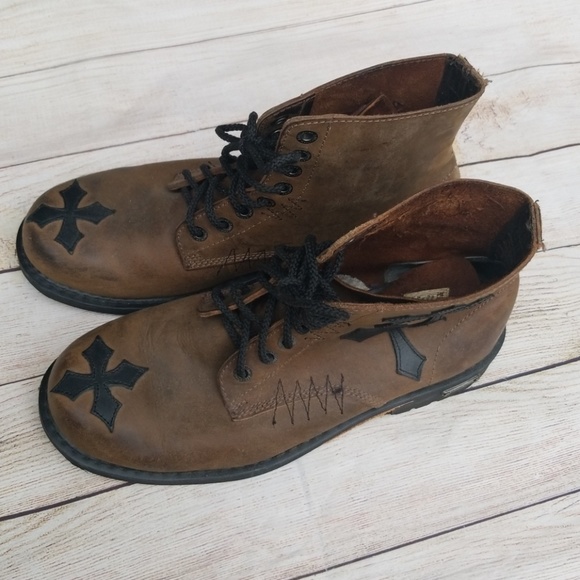 Affliction Shoes Mens Affliction Combat Cross Boots